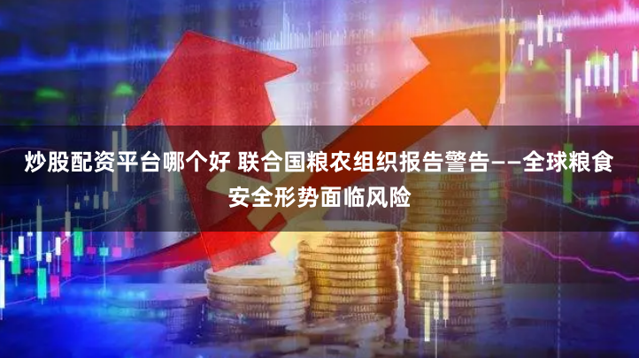 炒股配资平台哪个好 联合国粮农组织报告警告——全球粮食安全形势面临风险